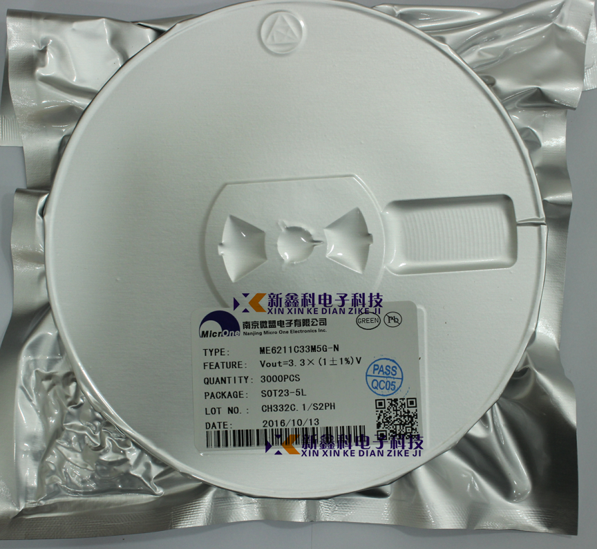 ME6211C33M5G-N SOT-23-5 低功耗LDO稳压IC数码类专用 南京微盟