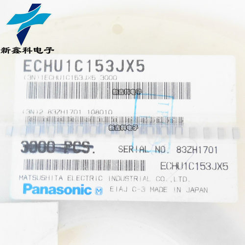 ECHU1C153JX5 PPS薄膜电容器 15nF 16V 1206 5% 涤纶CBB 0.015uF