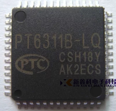 PT6311B-LQ LQFP-48 显示屏驱动芯片 电源芯片 PTC原装