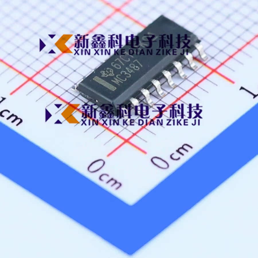 原装正品 贴片 MC3487DR SOIC-16 四路差分线路驱动器芯片