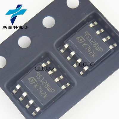 M95128-WMN6TP M95128 丝印95128WP 封装SOP8 存储器 全新现货