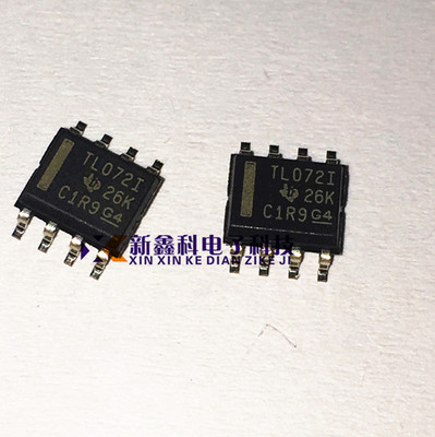 原装 TL072IDR SOIC-8 双路JFET输入通用运算放大器芯片