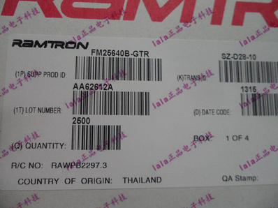 进口原装 FM25640B-GTR FM25640B FM25640 SOP-8 RAMTRON 存储器