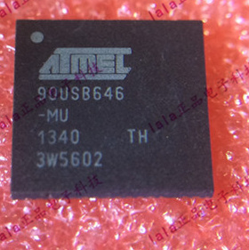 进口原装ATMEL AT90USB646-MU AT90USB646 微处理器 VFQFN-64