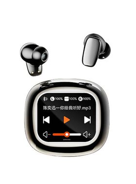 新款S09插卡MP3蓝牙耳机无线音响开放式彩屏入耳超长续航降噪运动