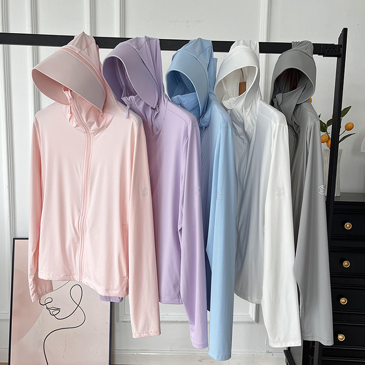 冰丝外穿遮脸时尚防晒衣包邮