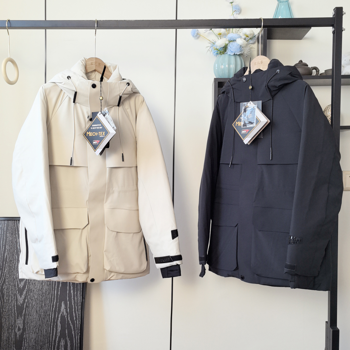 防风加厚保暖派克羽绒服外套包邮