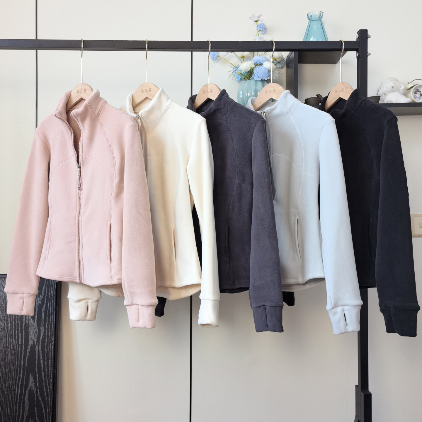 显瘦小蛮腰！LU家户外加绒加厚双面奥利绒立领拉链开衫短外套女冬,女装/女士精品,短外套,淘宝优惠券,粉丝福利购,淘宝优惠卷