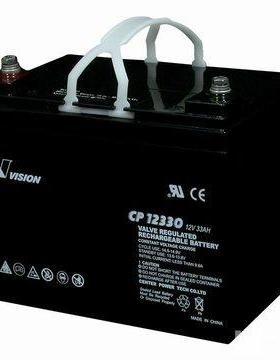 威神VISION蓄电池12V33AH消防备用电瓶CP12330机房UPS应急电源
