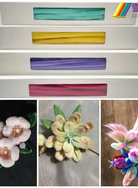 雪妮10mm 粗超密款细腻毛绒扭棒花束仿绒花毛根手工diy材料 盒装