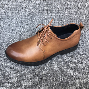 低帮鞋 撤柜尾货公牛头层牛皮男鞋 特价 断码 春秋透气圆头系带休闲鞋