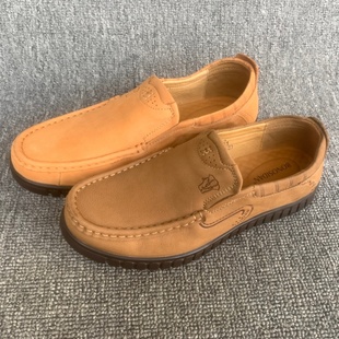 头层牛皮软底软面舒适一脚蹬低帮鞋 男款 真皮休闲皮鞋 撤柜尾货男鞋