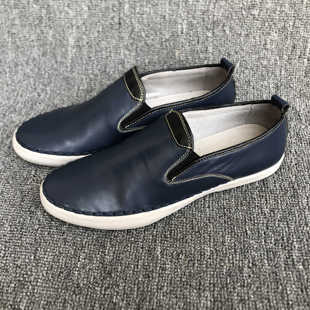 撤柜尾货真皮男鞋【轻微瑕疵鞋口小问题】春秋透气一脚蹬休闲鞋