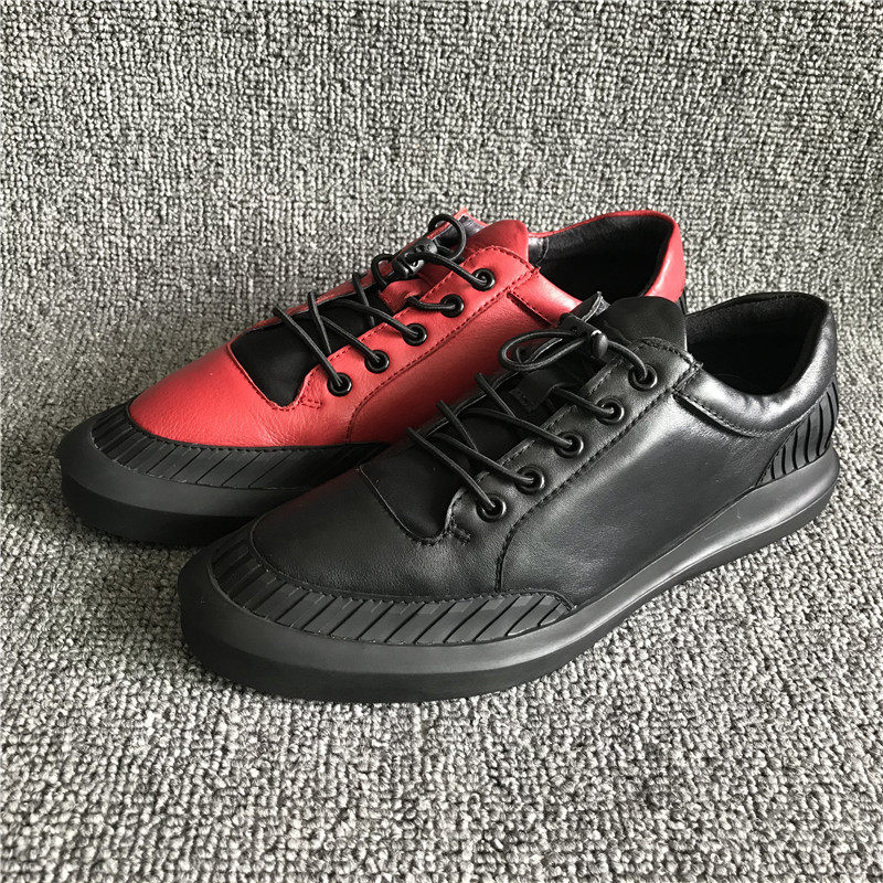 撤柜尾货公牛头层牛皮男鞋软皮软底休闲鞋春秋透气韩版轻便低帮鞋