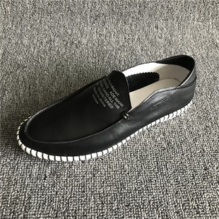 微瑕疵慎拍撤柜尾货公牛真皮男鞋软皮一脚蹬休闲鞋春秋断码清仓