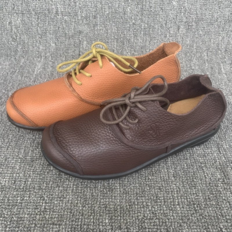 尾货断码清仓真皮女鞋春秋软皮透气系带休闲皮鞋舒适中老年妈妈鞋,女鞋,深口单鞋,淘宝优惠券,粉丝福利购,淘宝优惠卷