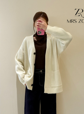 MRS ZORA佐拉2025秋冬新款开衫针织衫54AZZ1055