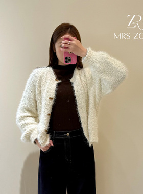 MRS ZORA佐拉2025秋冬新款开衫针织衫54BZZ1157