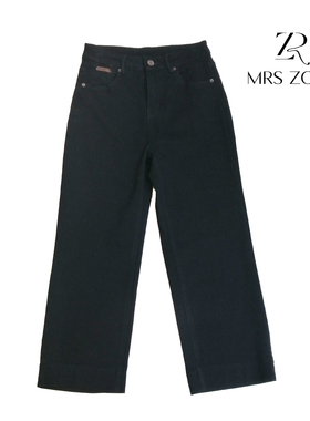 MRS ZORA佐拉2025新款黑色烟管裤弹力显瘦秋季款53CKZ1195-1