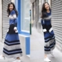 Ngôi sao mới 2019 Wang Gu với cùng một chiếc áo len nữ mùa đông phiên bản Hàn Quốc của bộ đầm áo len tay lửng - Đan Cardigan áo len cổ lọ nữ form rộng