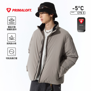 RESTICK「暖屿」133G黑标P棉立领棉服外套冬季加厚夹克棉衣短款男