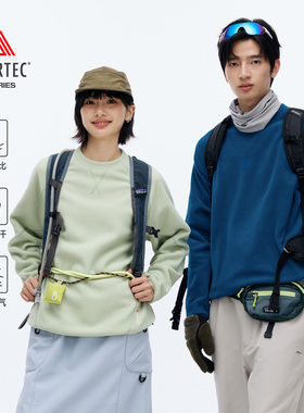 RESTICK【Polartec 100】摇粒绒圆领套头卫衣男秋冬季轻量保暖