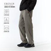 冬季 直筒微锥加绒休闲裤 宽松加厚运动长裤 RESTICK 防泼水通勤裤