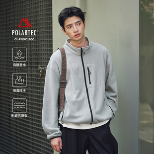 RESTICK【Polartec 200】轻暖立领摇粒绒抓绒衣外套户外保暖夹克