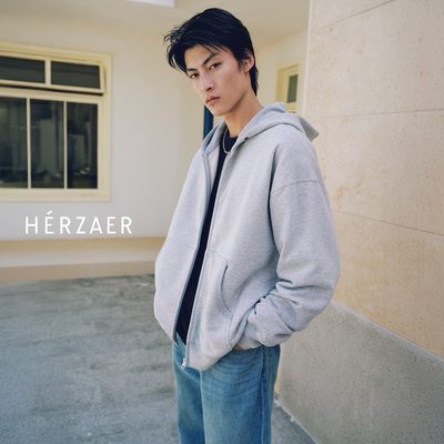 RESTICKboxy连帽开衫卫衣