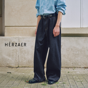 1981M直筒宽松阔腿baggy丹宁长裤 原色牛仔裤 12oz固色经典 RESTICK