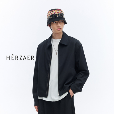 RESTICK精纺羊毛翻领夹克