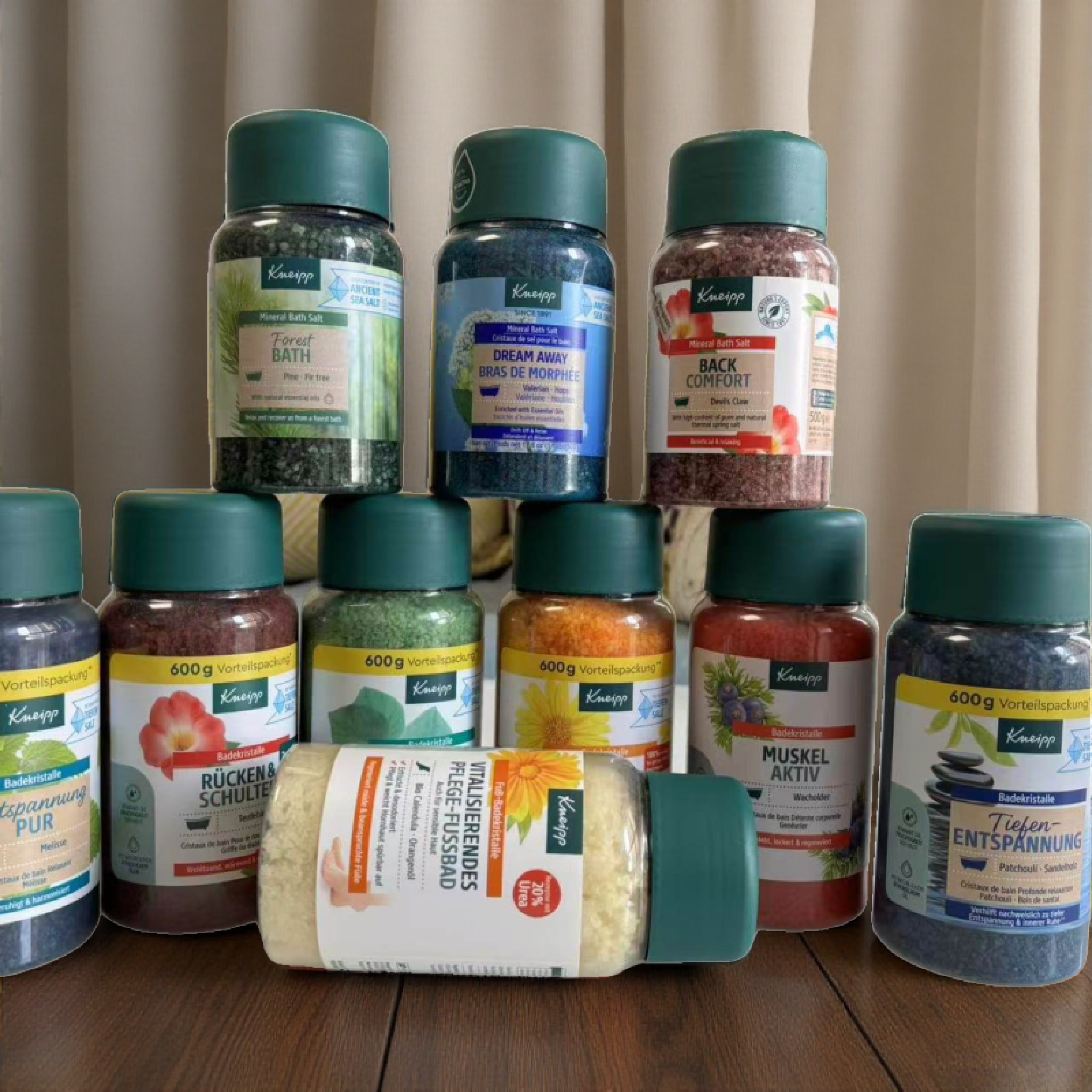 德国Kneipp 本土浴盐檀香沐浴盐 尤加利 樱花 杜松精油泡澡600g,美容护肤/美体/精油,沐浴油,淘宝优惠券,粉丝福利购,淘宝优惠卷