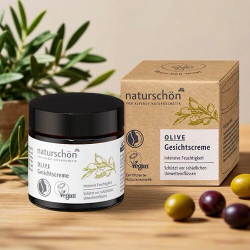德国Alverde艾薇德有机橄榄面霜滋润补水修护润肤光泽活力霜50ml