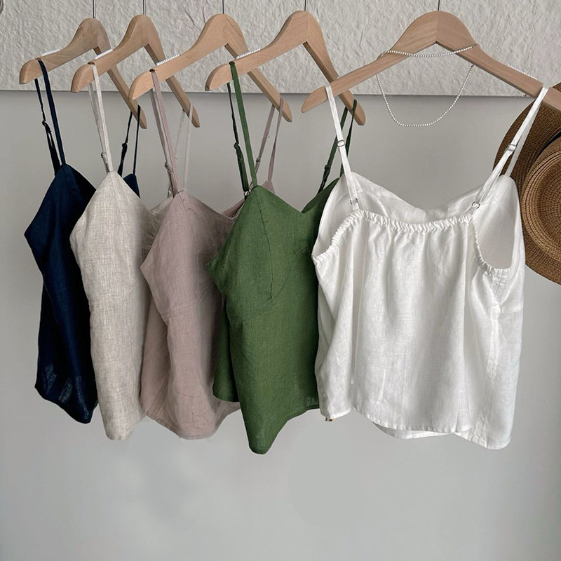 汉麻36公支100%带胸垫防凸点吊带