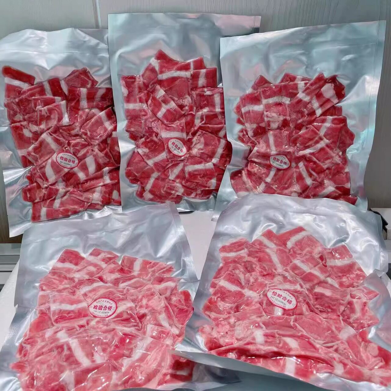 嘎乐西旗呼伦贝尔顺丰冷运精品塑封肥牛肉卷5 斤