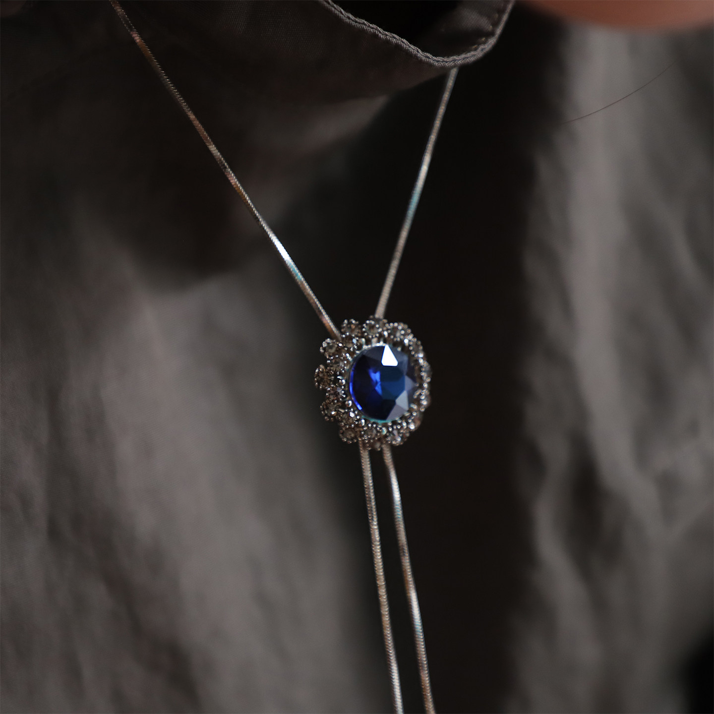 幽蓝 复古休闲男女同款简约秋冬美款BOLO TIE 西部牛仔波洛领带,服饰配件/皮带/帽子/围巾,领带,淘宝优惠券,粉丝福利购,淘宝优惠卷