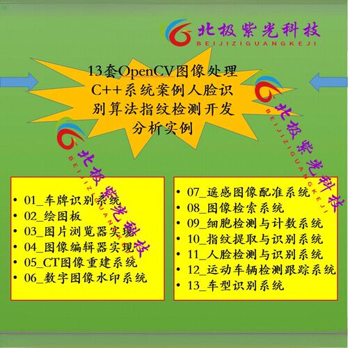 OpenCV图像处理C++系统案例人脸识别算法指纹检测开发分析实例