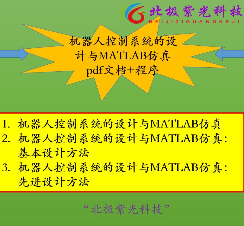 机器人控制系统的设计与MATLAB仿真pdf文档+程序 商务/设计服务 设计素材/源文件 原图主图