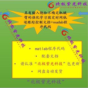 输入饱和不确定机械臂强化学习固定时间轨迹跟踪控文档+matla程序