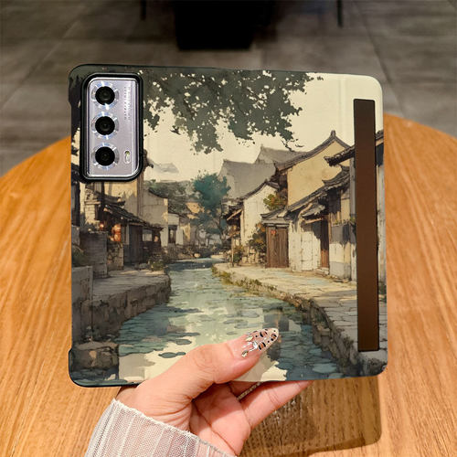 适用荣耀Magicv2手机壳Magicv3/Magicvs/Magicvs至臻版翻盖皮套Magicv2至臻版卡通Magicvs2中国风Magicv5仿皮