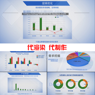 数据图表 饼状图 柱状图 环状图 MG数据分析模板 ae图标模板05