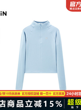 【商场同款】乐町冬季新款半开襟长袖T恤C2CPE4501