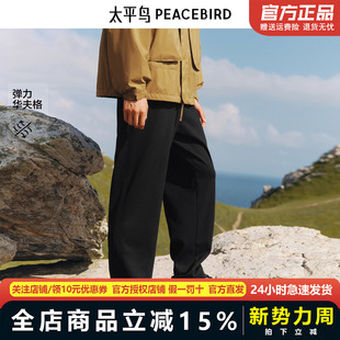 2025年秋季 太平鸟男装 商场同款 B2GBF3230 肌理长裤 休闲裤 新款