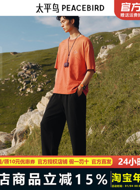 【商场同款】太平鸟男装 2025年秋季新款华夫格休闲裤男B2GMF3232