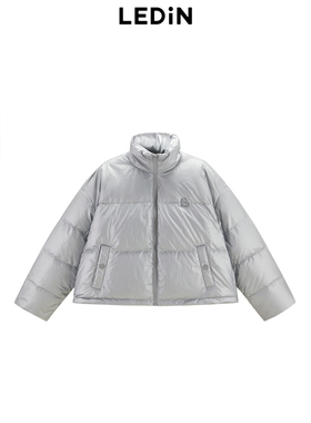 【商场同款】乐町2024冬季新品心动系列时尚面包羽绒服C2ACE4215