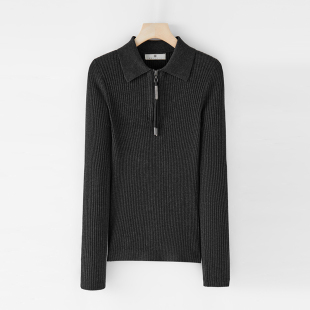 翻领OL风开衫 秋季 女装 polo毛针织衫 25888 OML 甜甜粉丝专享