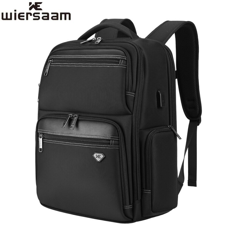 商务背包男士出行防水双肩包大容量出差多功能防盗电脑包通勤背包