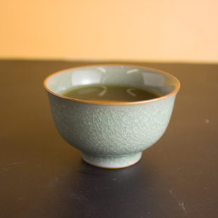 汝窑陶瓷主人杯个人专用茶杯家用品茗杯功夫茶具单杯子茶盏压手杯