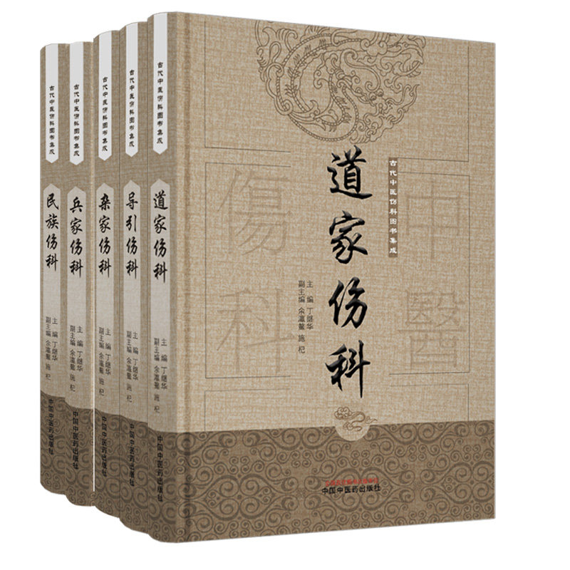 套装5本 道家伤科+导引伤科+杂家伤科+兵家伤科+民族伤科 经典伤科 穴道损伤死期论 伤科秘要 丁继华主编 中国中医药出版社