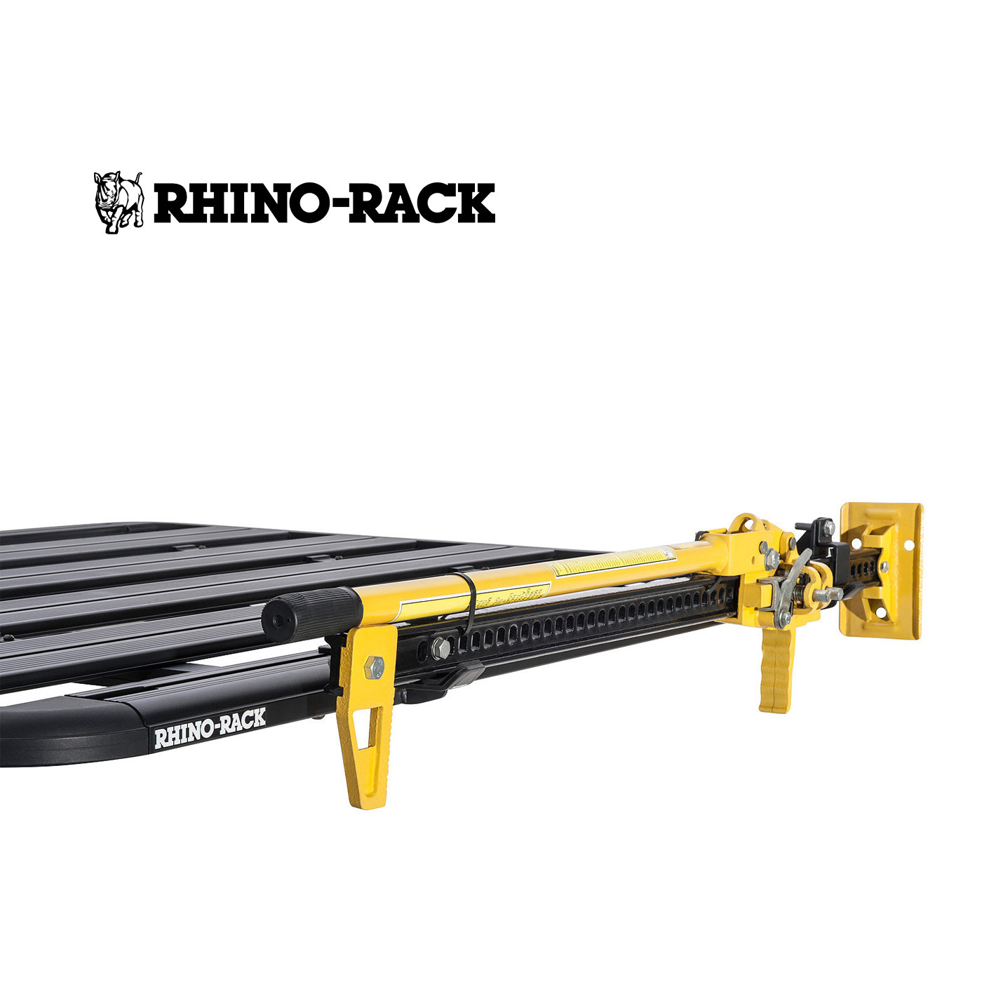 犀牛RHINO-RACK行李架车顶平台侧边式猴爬杆千斤顶固定支架装备